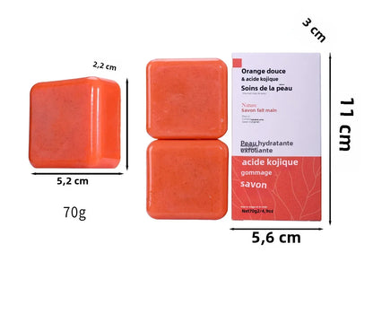 ✨  Savon Anti-taches pigmentaire – Orange et Acide kojique