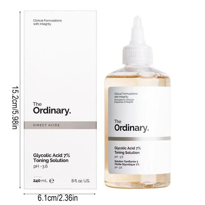 ✨ Lotion The ordinary – Acide de fruits Glycolique 7% (240ml)
